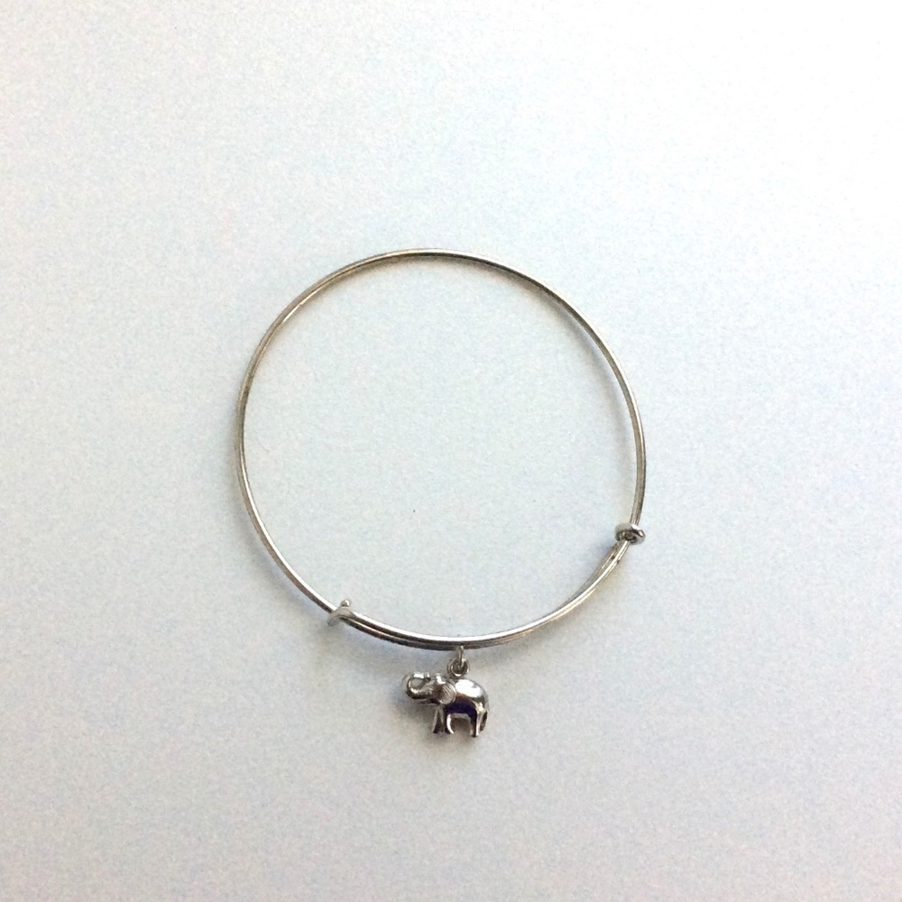 Elephant Stainless Steel Bangle Bracelet